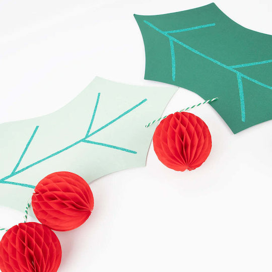 Meri Meri Christmas Garland Green 240cm 1pc
