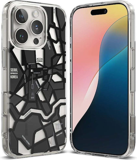 Ringke Fusion Back Cover Silicone Black (iPhone 16 Pro Max)