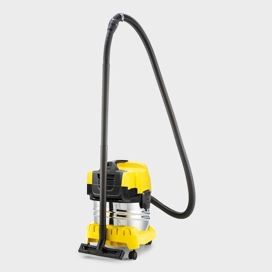 Karcher WD 4-18 S Dual V-20/22 Rechargeable Vacuum Wet / Dry Without Charger and Battery with Stainless Bin 20lt