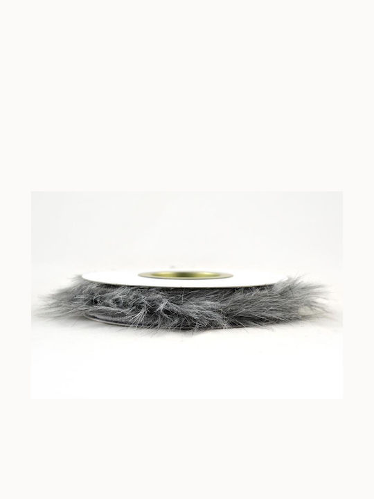 LiebeQueen Christmas Ribbon Gray 450x4.3cm 1pc