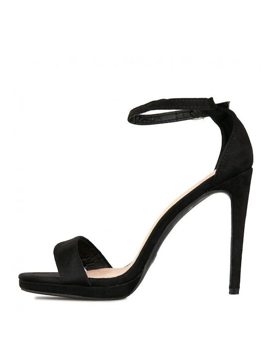 Black High Heel Sandal Black