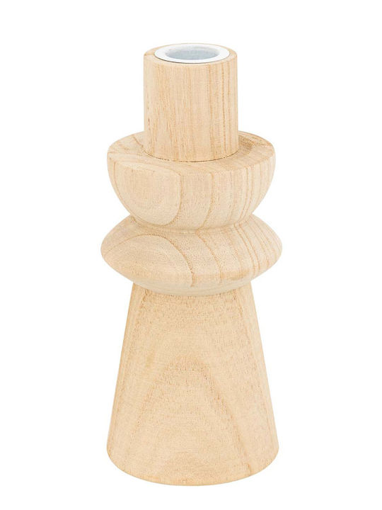 Candle Holders Set of 2 Pcs A-s Uma 204242 Wooden