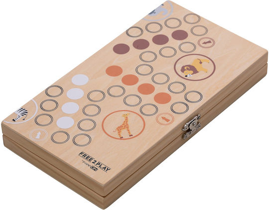 Brettspiel Ludo Safari für 2-6 Spieler 3+ Jahre FreeOn