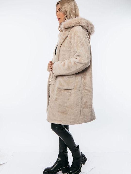 Women's Short Fur Black