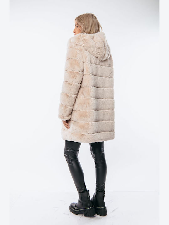 Women's Short Fur Black