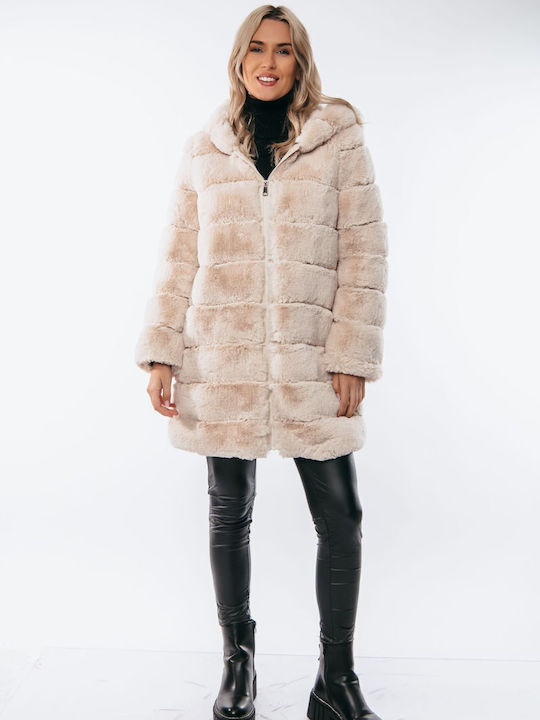 Women's Short Fur Black