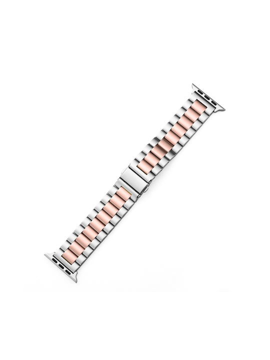 Curea Oțel inoxidabil Argintiu (Galaxy Watch UltraApple Watch 44/45/46mm/Ultra 49mm)