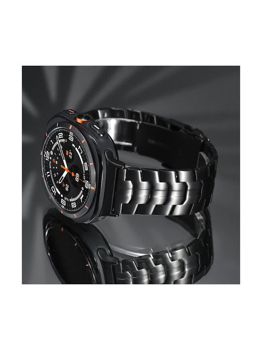 Techsuit Curea Oțel inoxidabil Argintiu (Samsung Galaxy Watch Ultra, Samsung)