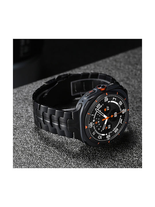 Techsuit Curea Oțel inoxidabil Argintiu (Samsung Galaxy Watch Ultra, Samsung)