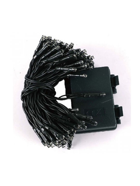 100 Lights LED 10m. Warm White in String 1pcs