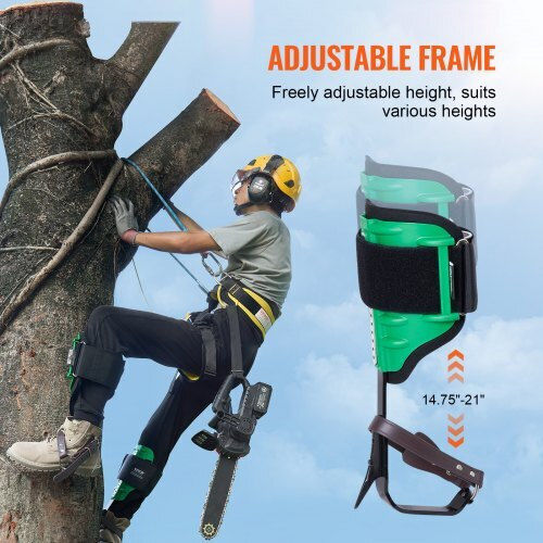 Tree Climbing Spikes Vevor Steel Arborists Green