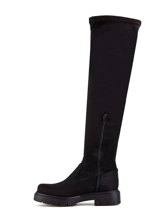 Silia D Women's Boots Over the Knee Black