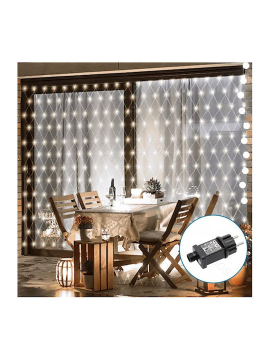 200 Λαμπάκια LED Κουρτίνα 3μ. x 150εκ. Ψυχρό Λευκό 200 Λαμπάκια LED Κουρτίνα 3μ. x 150εκ. Ψυχρό Λευκό