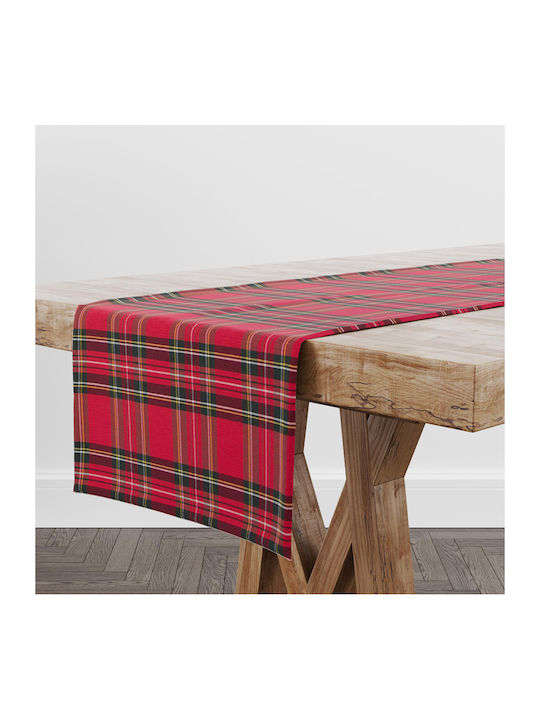 Eurolamp Christmas Tablecloth Runner Fabric Red L150xW35cm.