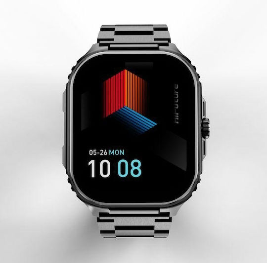 HiFuture Ultra3 Pro Stainless Steel Smartwatch (Μαύρο)