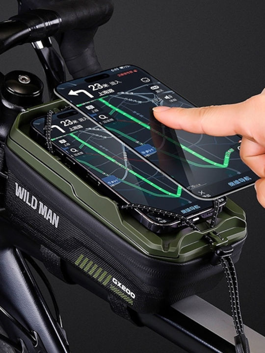 Wildman Gears GX200 Bicycle Frame Bag Green