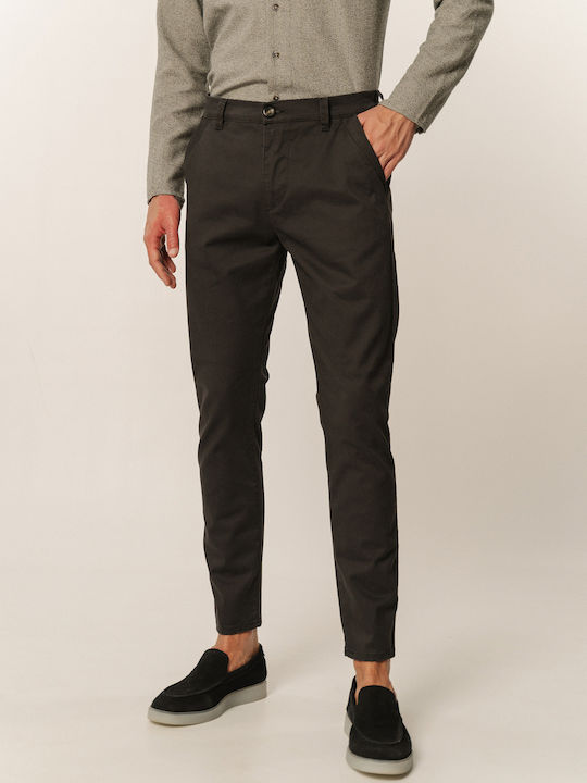 Trousers Chino in Slim Fit Gray