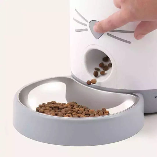 Catit Smart Automatic Plastic Plate Food for Cat 2.3lt in White Color
