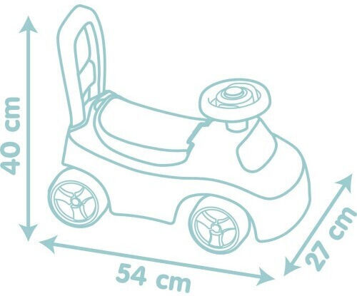 Smoby Αυτοκινητάκι Ride On για 10+ μηνών Πράσινο