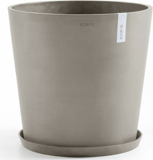 Ecopots Γλάστρα Πλαστική Taupe