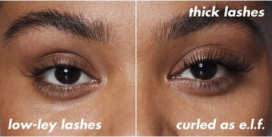 E.l.f Lash'n Roll Mascara pentru Curbare și Ridicare Negru Intens 9.2g