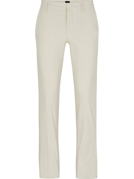 Kaito1 Παντελόνι Chino Ελαστικό σε Slim Εφαρμογή Light Beige