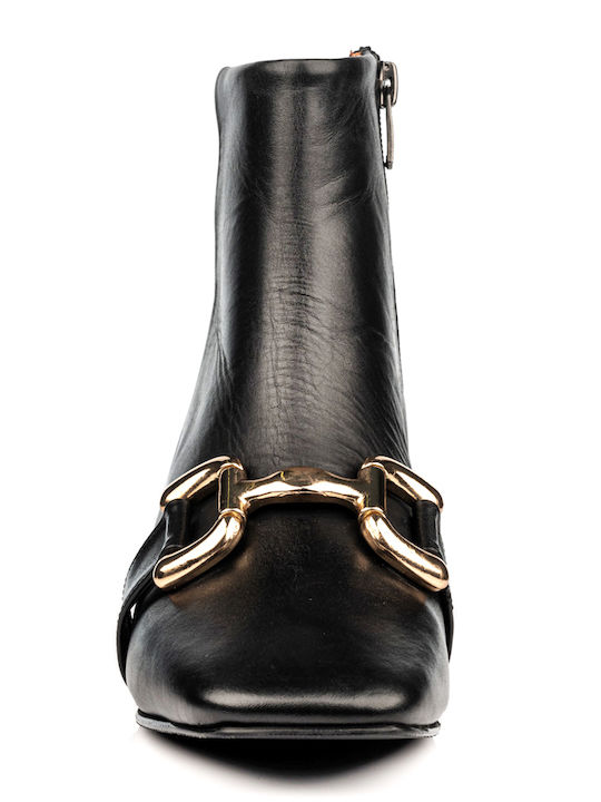 Ghete dama de piele Negru