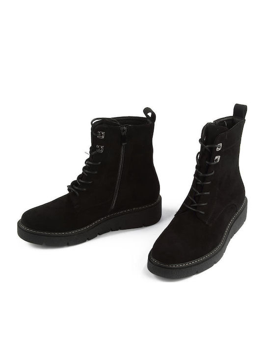 Μποτάκι Suede Fshoes 6315.00 Fshoes Μαυρο