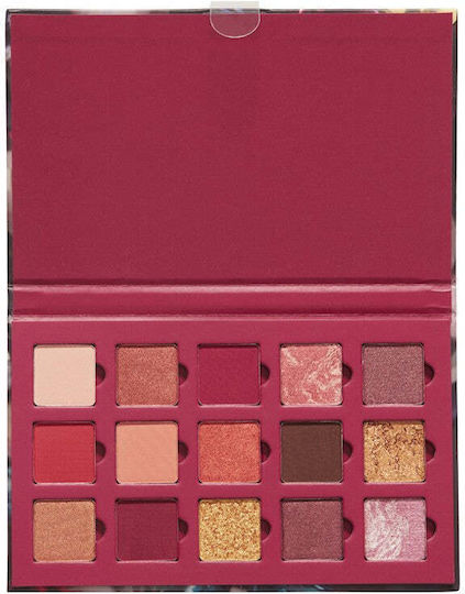 MUA Jewelled Eye Shadow Palette Matte in Solid Form Jewelled