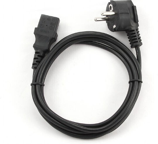 Cablexpert Cord Schuko - IEC C13 Kabel 1m Schwarz (PC-186-1M)