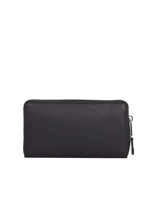 Tommy Hilfiger Large Leather Women's Wallet Black