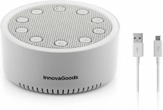 InnovaGoods Baby Toy White Noise Machine for Sleep with Light and Sounds
