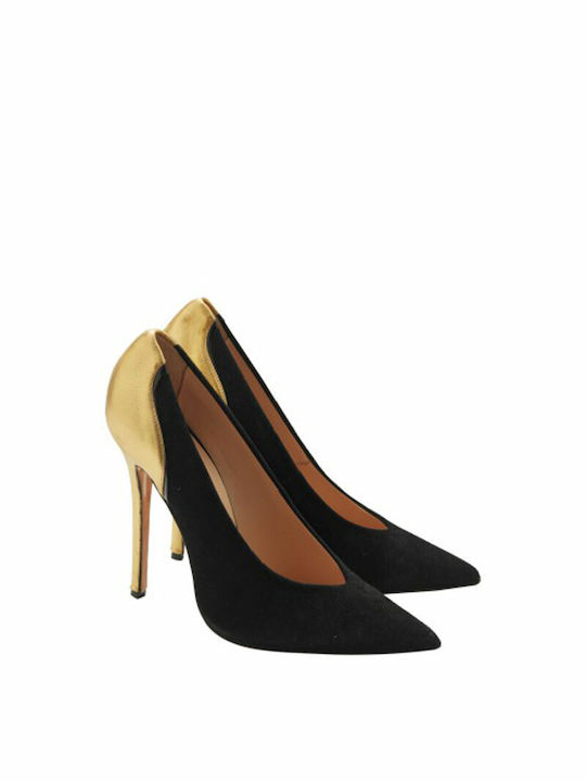 Vlassi Holeva Suede Black Heels