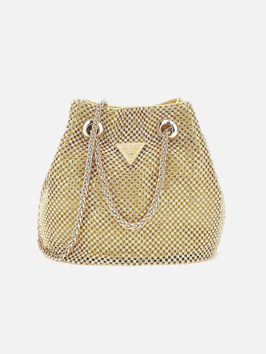 Guess Women's Pouch Shoulder Gold