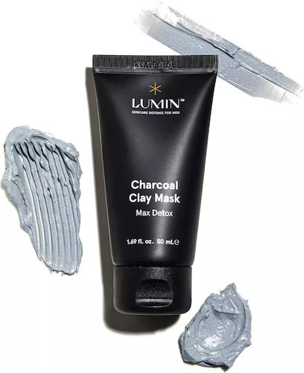 Lumin Charcoal Clay Μάσκα Προσώπου 50ml