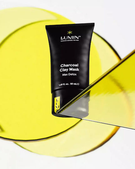 Lumin Charcoal Clay Μάσκα Προσώπου 50ml
