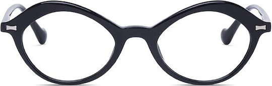 Les Pieces Uniques Ambra Eyeglass Frame Butterfly Black Lpu-ambra-70