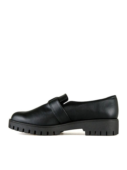 Design mocasini negri