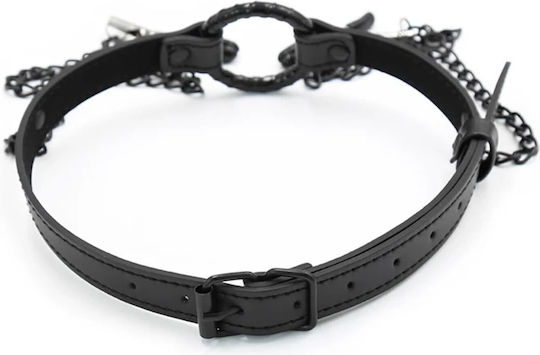 Smd Good Hoe Mouth Gag Nipple Clamps Bdsm Set Leather Φίμωτρο Σφιγκτήρες Θηλών