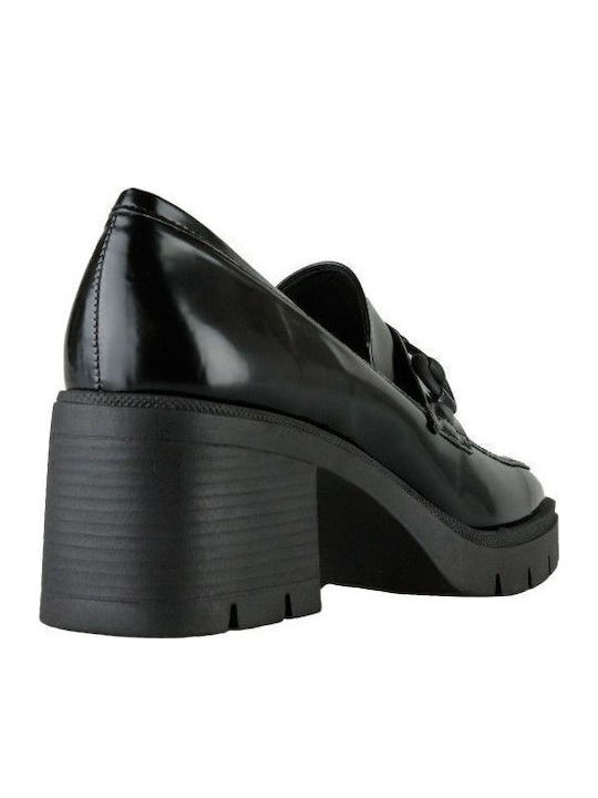 Mocasini dama în culoarea Negru
