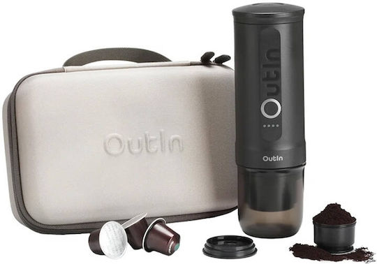 Outin Nano Portable Coffee Machine for Camping Brown