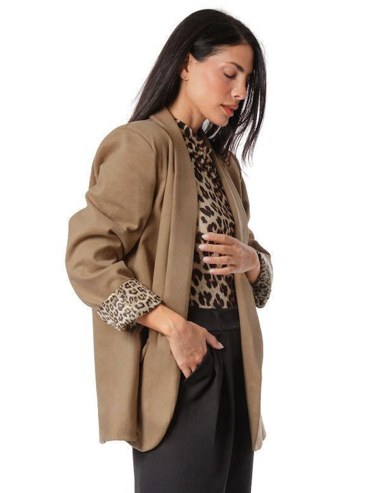 Silia D Women's Blazer Beige