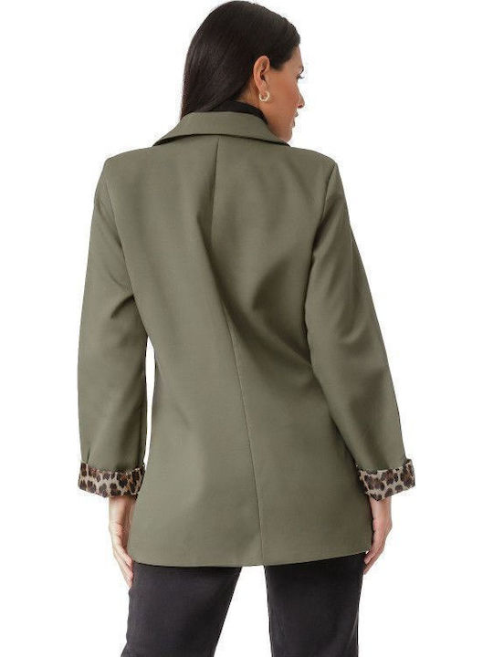 Silia D Damen Blazer Khaki