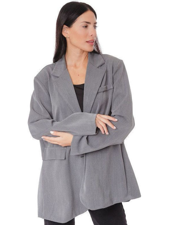 Silia D Damen Blazer Grey skk-24-2229 (gry)
