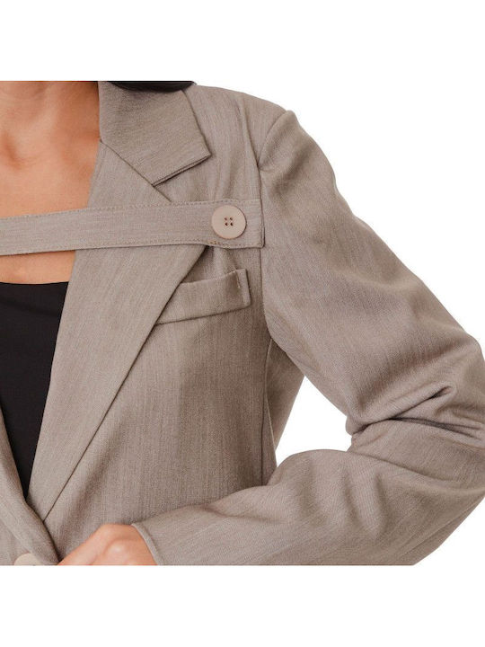 Silia D Women's Blazer Light Grey