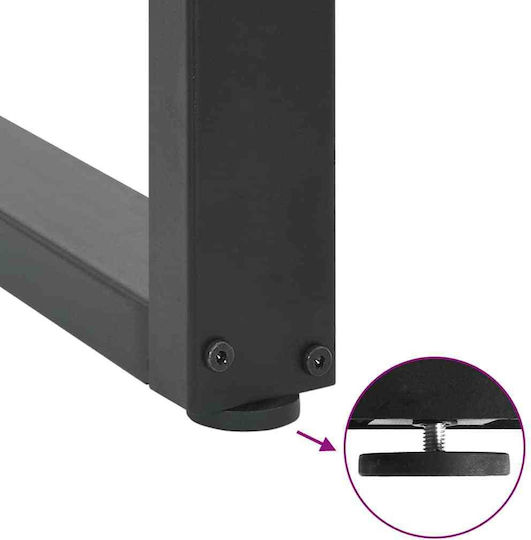 Vidaxl Couchtischbeine U-Form 2 Stk. Anthrazit 50 x 90-91 cm Anthrazit