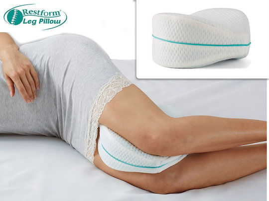 Restform Leg Medical Pillow Back Memory Foam 27x24x12.8cm White