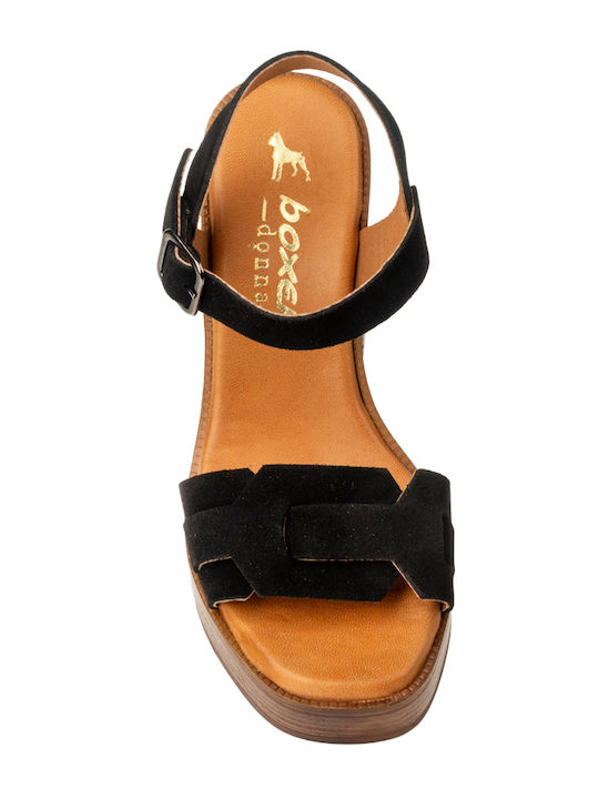 Leather Sandals Black