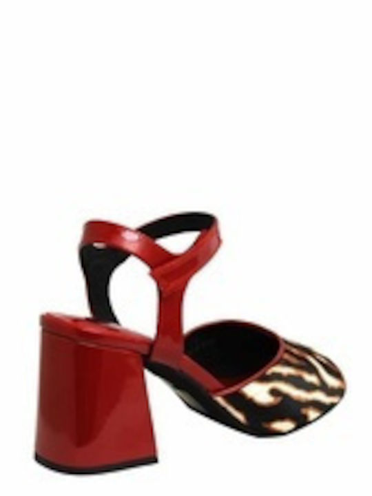 Jeffrey Campbell Women's Sandals 2 Heeled Red