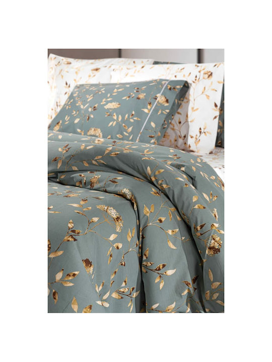 Guy Laroche Duvet Cover Set Cotton Queen with 2 Pillowcases 225x245 Victoria Golden